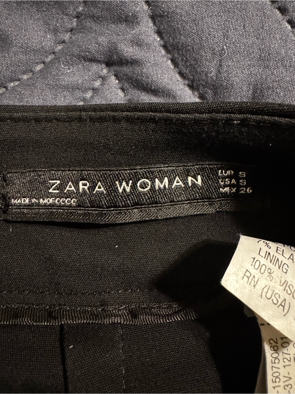 Zara Woman Black Mini Skirt